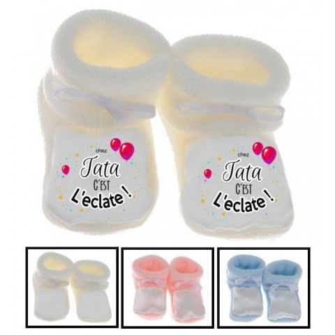 Chaussons de bébé chez tonton c’est l’éclate