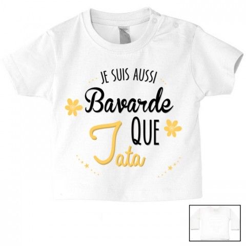 Tee-shirt de bébé je suis le prince des râleurs le roi c’est mon tonton