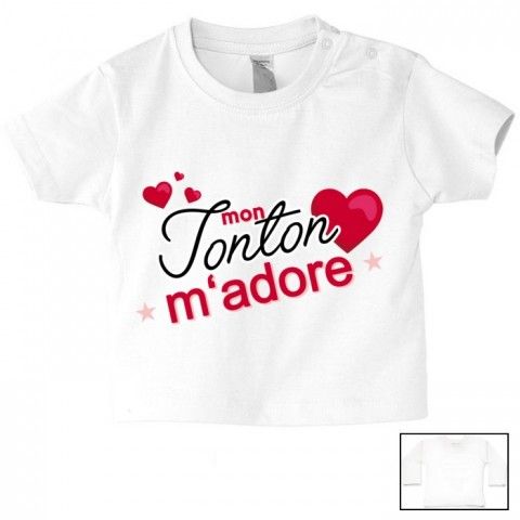 Tee-shirt de bébé chez tata c’est l’éclate