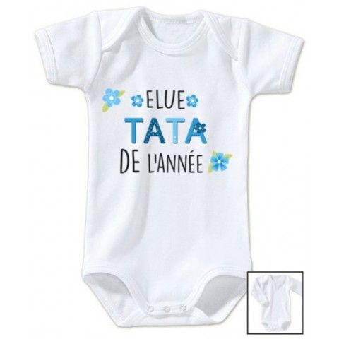 Body de bébé élu tonton de l’année fille