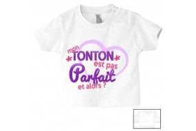 Tee-shirt de bébé même tête que tata fantaisiste garçon