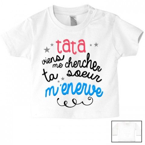 T-shirt Bébé Humour "Batterie Déchargée" - 100% Coton, Manches Courtes, Tailles 3 à 18 Mois - 6