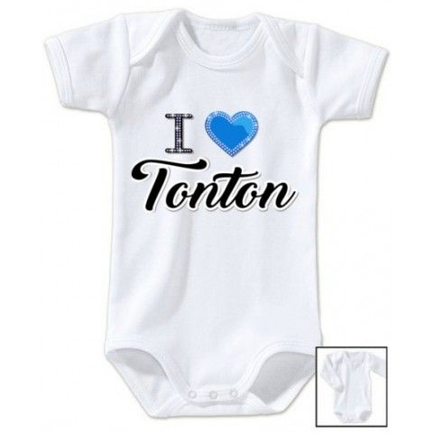 Body  de bébé ma tatie m’adore garçon