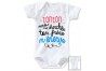 Body de bébé j’aime ma tata trois étoiles fille