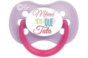 Tétine de bébé ma tatie m'adore