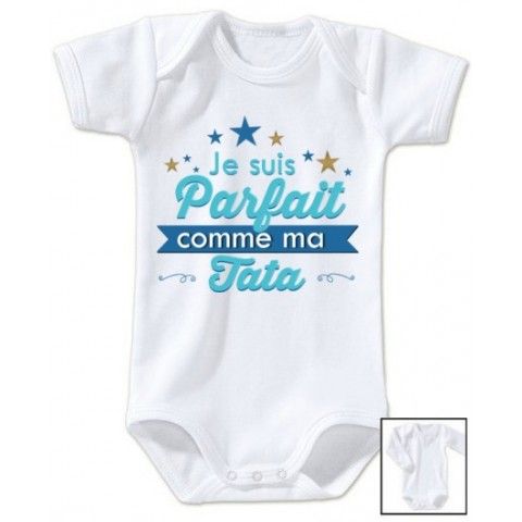 Body de bébé ma tatie m’adore fille