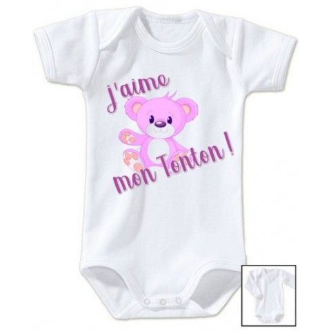 Body de bébé ma tatie m’adore fille