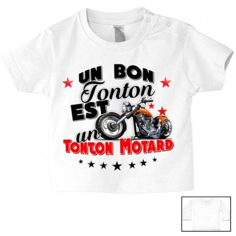 Tee-shirt de bébé tu vas être ma tata de cœur garçon