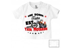 Tee-shirt de bébé ma tatie m’adore garçon