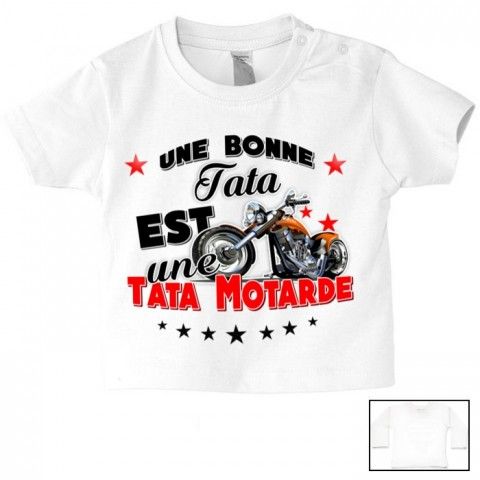 Tee-shirt de bébé ma tatie m’adore garçon