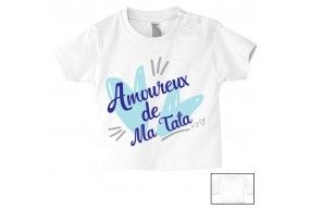 Tee-shirt de bébé ma tatie m’adore garçon