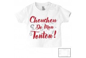    Tee-shirt de bébé tu vas être ma tata de cœur fille