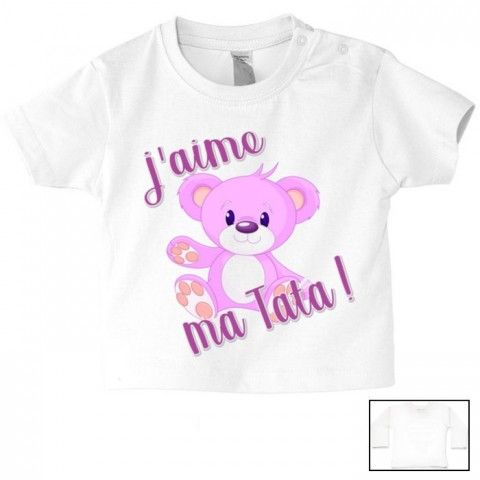 Tee-shirt de bébé je suis le prince des râleurs la reine c’est ma tata