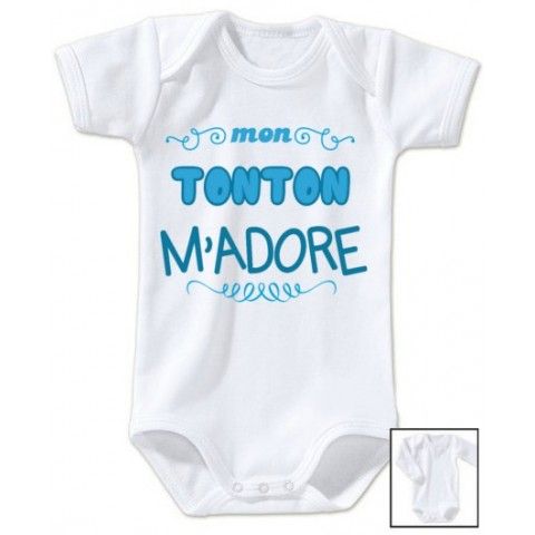 Body de bébé ma tatie m’adore fille