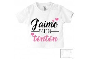 Tee-shirt de bébé je suis le prince des râleurs la reine c’est ma tata