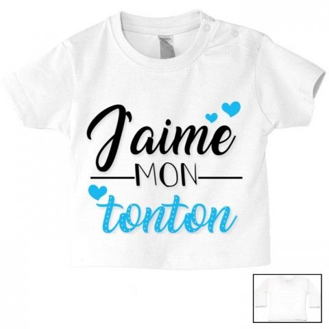 Tee-shirt de bébé je suis le prince des râleurs la reine c’est ma tata