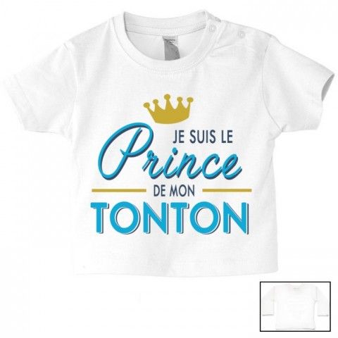 Tee-shirt de bébé je suis aussi bavarde que tata