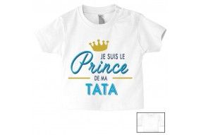    Tee-shirt de bébé tu vas être ma tata de cœur fille