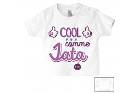 Tee-shirt de bébé ma tatie m’adore garçon