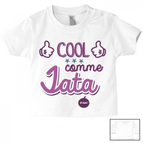 Tee-shirt de bébé ma tatie m’adore garçon