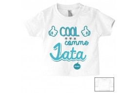 Tee-shirt de bébé ma tatie m’adore garçon