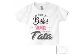 Tee-shirt de bébé ma tatie m’adore fille