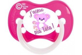 Tétine de bébé j'aime ma tata fille