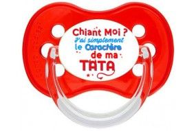 Tétine de bébé j'aime ma tata fille