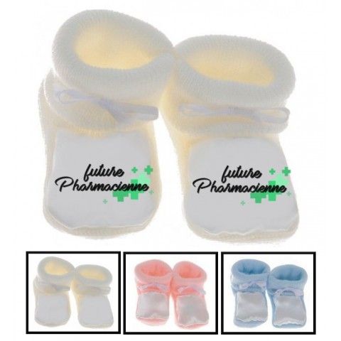 Chaussons de bébé futur militaire comme papa