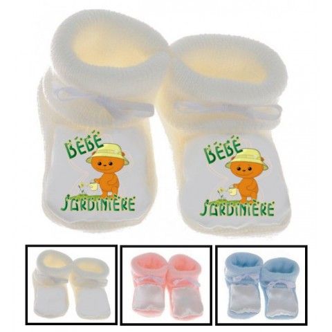 Chaussons de bébé futur mécanicien comme papa