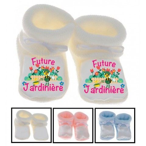 Chaussons de bébé futur militaire comme papa