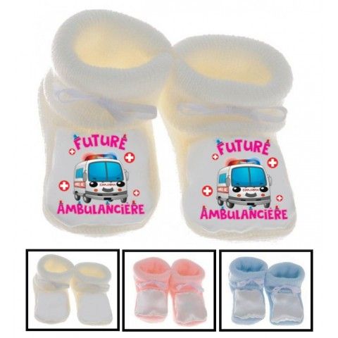 Chaussons de bébé futur mécanicien comme papa