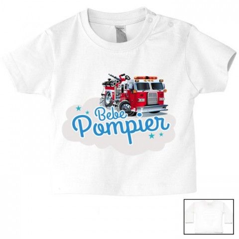 Tee-shirt de bébé futur militaire comme papa