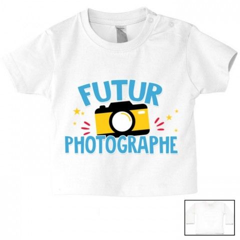 Tee-shirt de bébé futur mécanicien comme papa