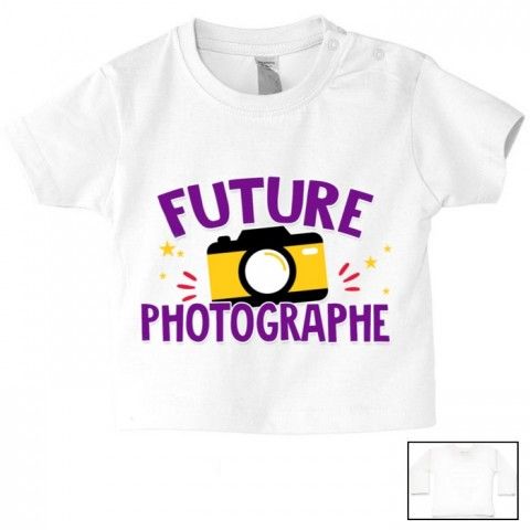 Tee-shirt de bébé futur militaire comme papa