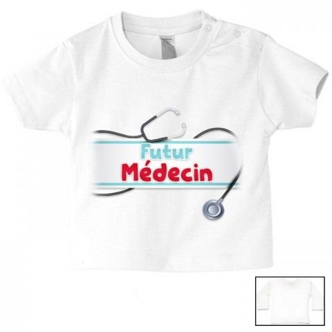Tee-shirt de bébé futur mécanicien comme papa