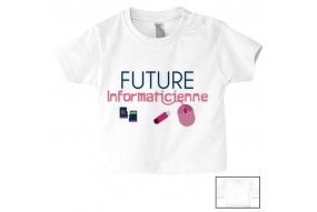 Tee-shirt de bébé futur militaire comme papa