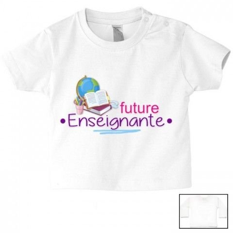 Tee-shirt de bébé futur militaire comme papa