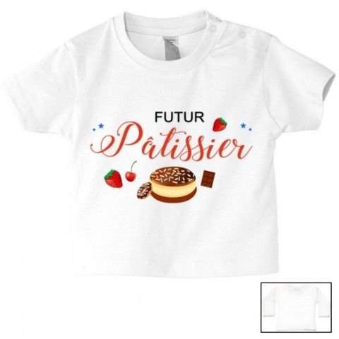 Tee-shirt de bébé futur mécanicien comme papa