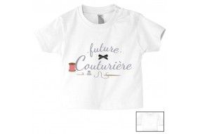 Tee-shirt de bébé futur militaire comme papa