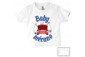 Tee-shirt de bébé futur militaire comme papa