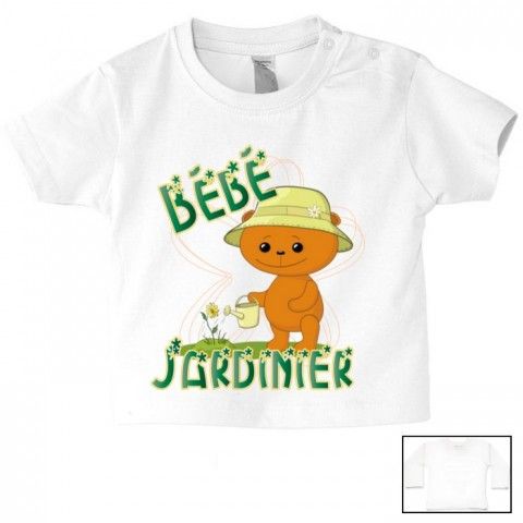 Tee-shirt de bébé futur militaire comme papa