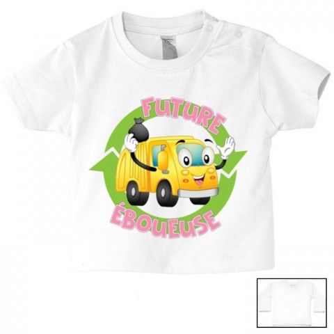 Tee-shirt de bébé futur militaire comme papa