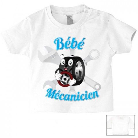 Tee-shirt de bébé futur militaire comme papa