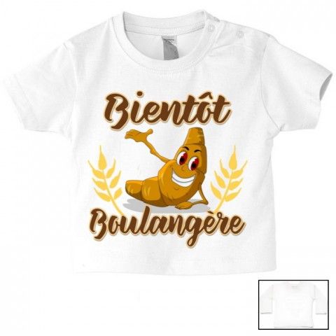 Tee-shirt de bébé futur militaire comme papa