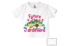 Tee-shirt de bébé futur militaire comme papa