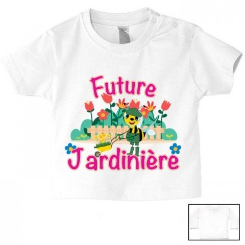 Tee-shirt de bébé futur militaire comme papa