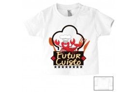 Tee-shirt de bébé futur militaire comme papa