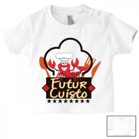 Tee-shirt de bébé futur militaire comme papa