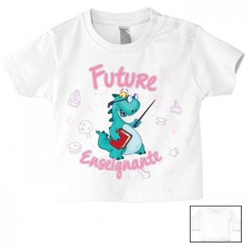 Tee-shirt de bébé futur militaire comme papa